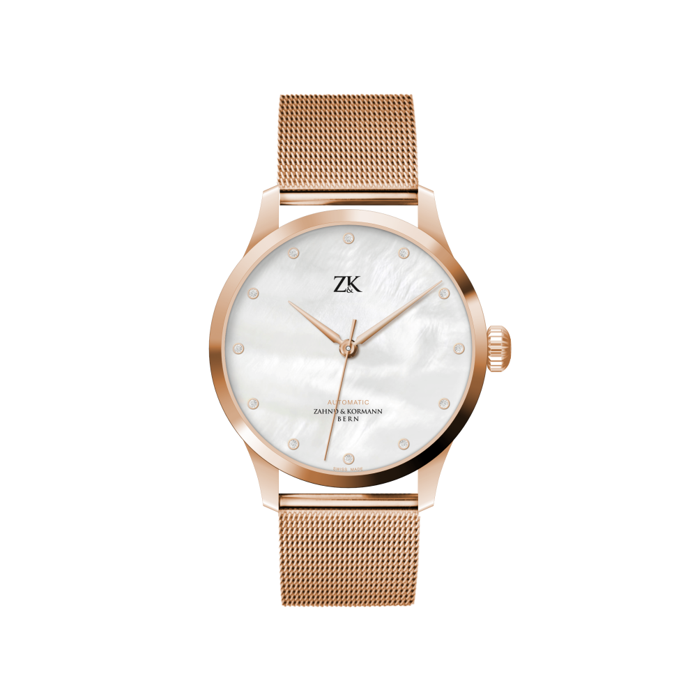 Montre automatique femme Finesse or rose - Swiss Made – Timeisyours